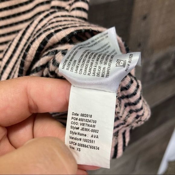 Ella Moss Ava Striped Cross Crossover Top - Picture 10 of 10